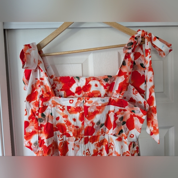 Floral Tie-Strap Dress - Picture 4 of 6